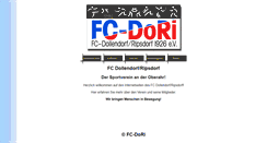 Desktop Screenshot of fc-dori.de